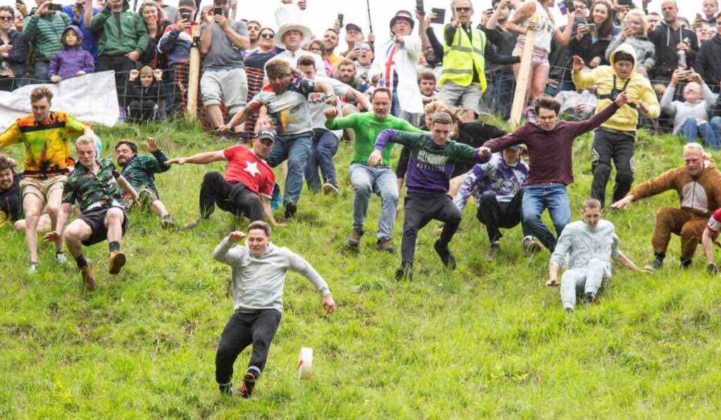 cheese rolling sport