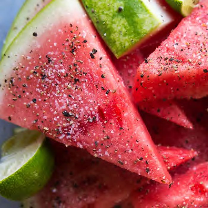 Salt-pepper-watermelon