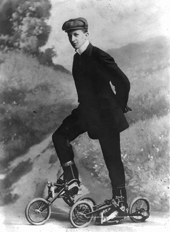 early version of roller skates