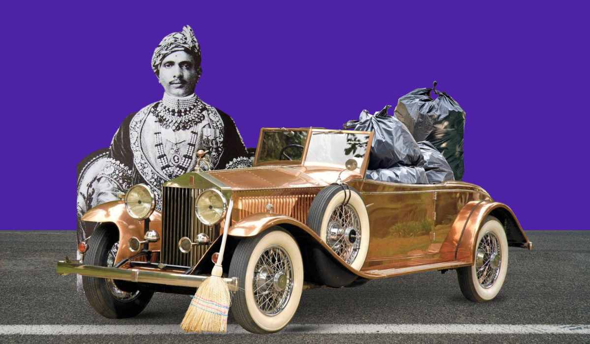 Indian King Who Used Rolls-Royce For Garbage