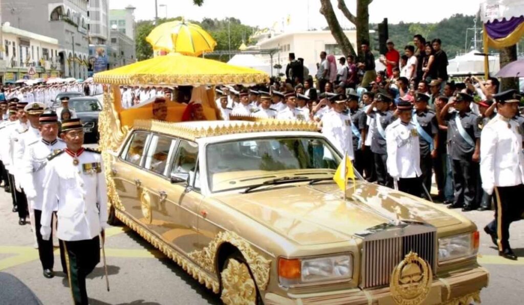 Rolls Royce that is gold plated
