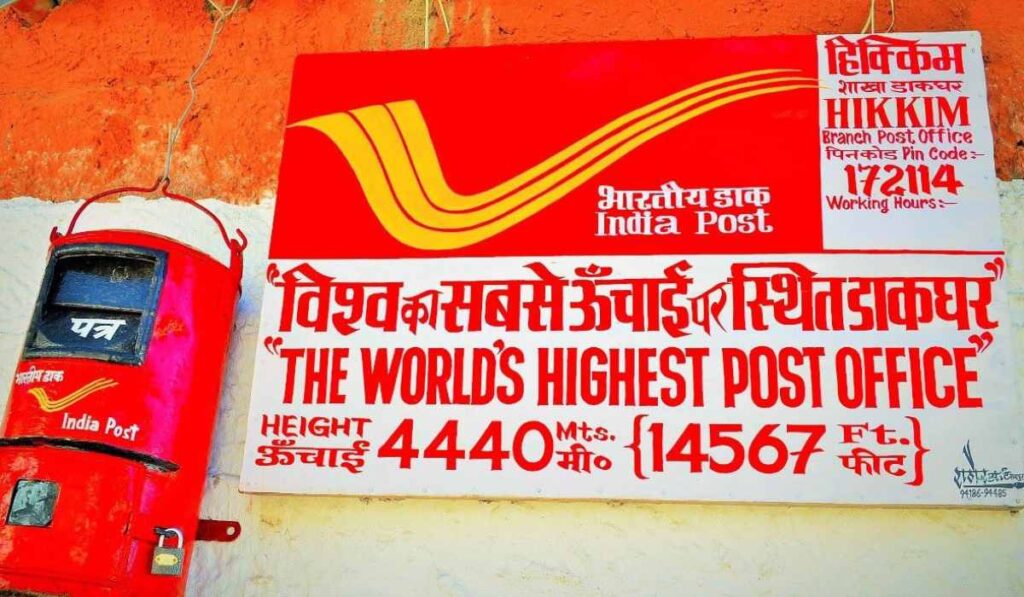 highest post office in the world