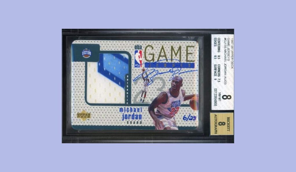 Michael Jordan basketball card - $2.7 million