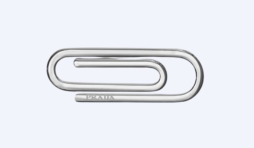 Prada paperclip