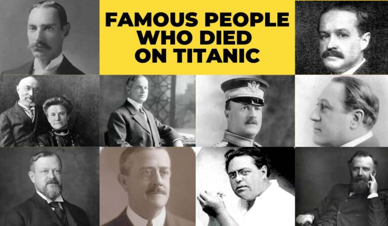 Famous People Who Died On Titanic