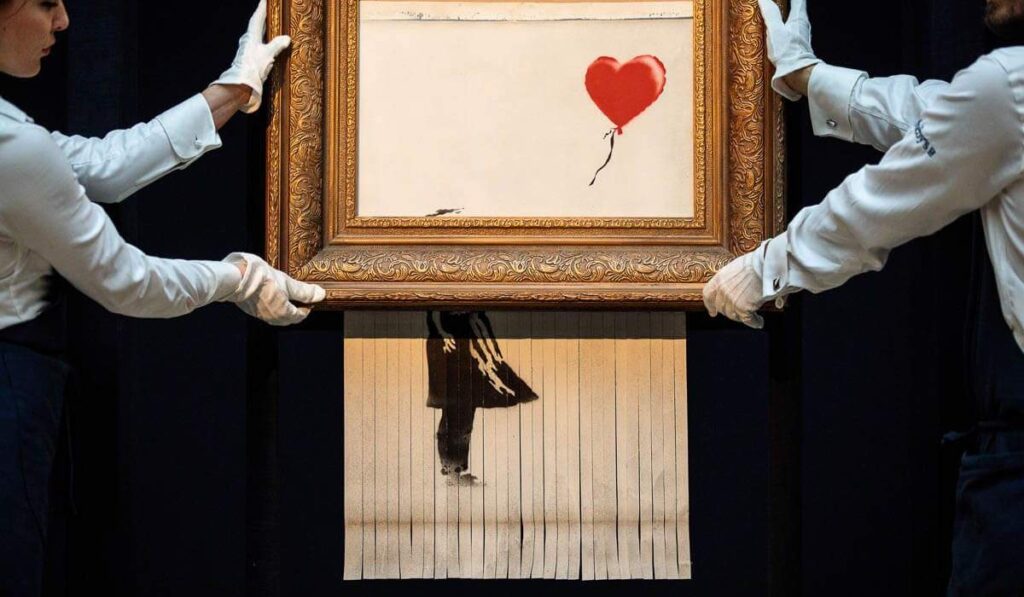 Self Destructing Banksy